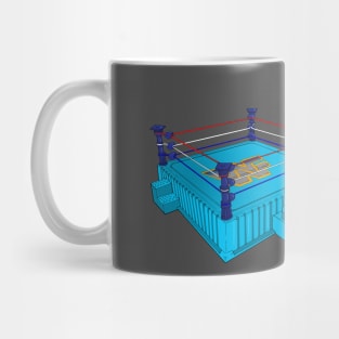 the wrestling ring Mug